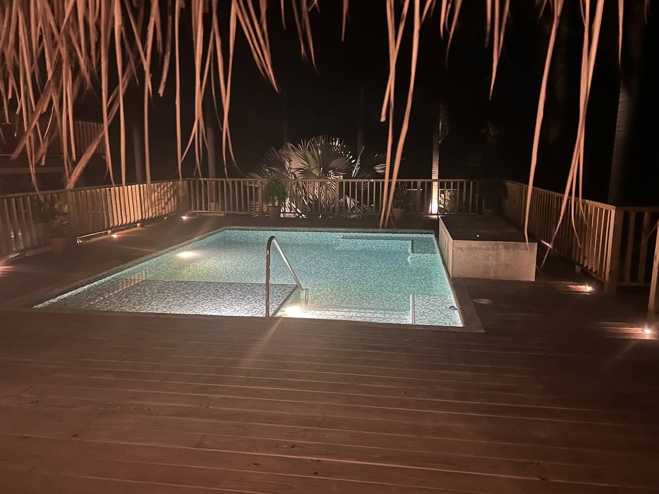 NIGHT POOL SHOT